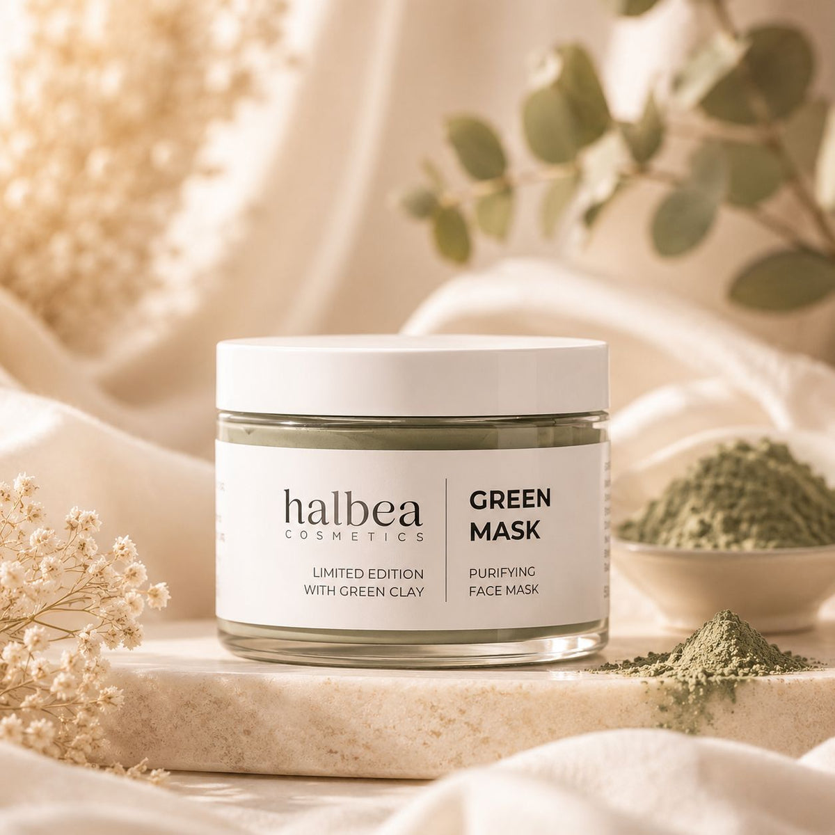 Gesichtsmaske mit grüner Tonerde - Limited Edition - 50ml